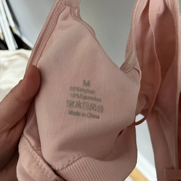 Maternity Pink Nursing bra Size Medium Breastfeeding New with tags - Picture 5 of 6